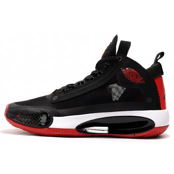 2019 Air Jordan 34 XXXIV Black Varsity Red-White Shoes